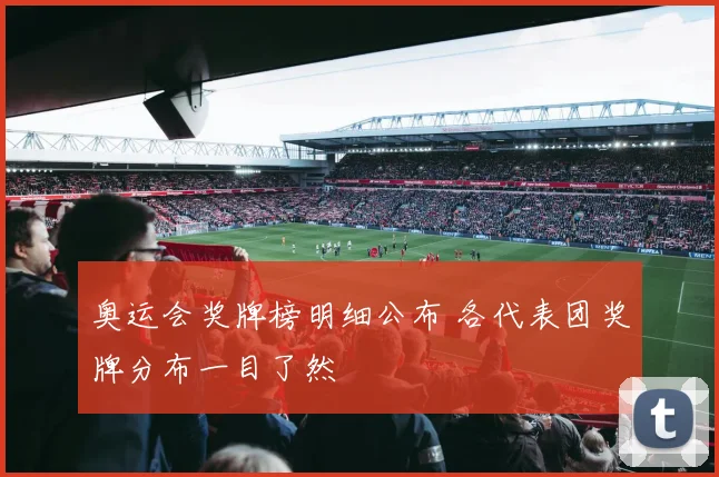 奥运会奖牌榜明细公布 各代表团奖牌分布一目了然